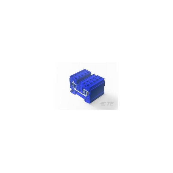 Te Connectivity Terminal Block, 65 A, 600 V AC, 6 AWG 2271589-2 - main
